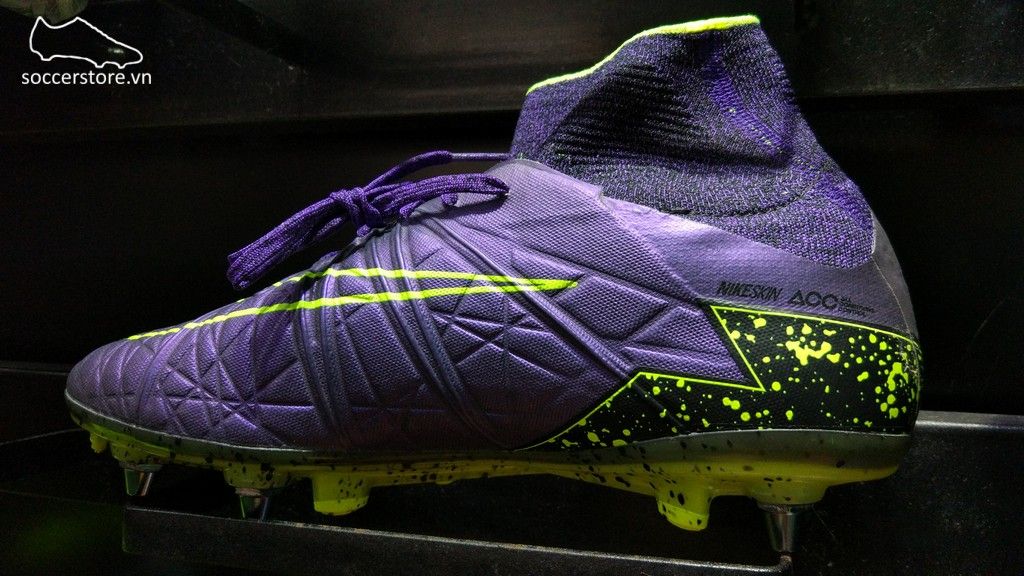 Nike Hypervenom Phantom II SG Pro- Hyper Grape/ Czarny/ Volt 747489-550