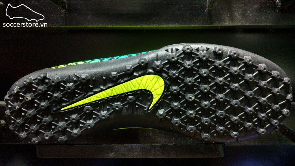 Nike Hypervenom Phelon II TF- Volt/ Black/ Hyper Turquoise 