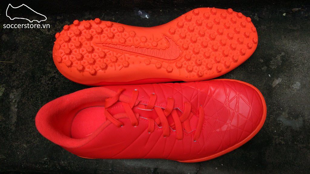 Nike Hypervenom Phelon II Kids TF- Bright Crimson/ Hyper Orange