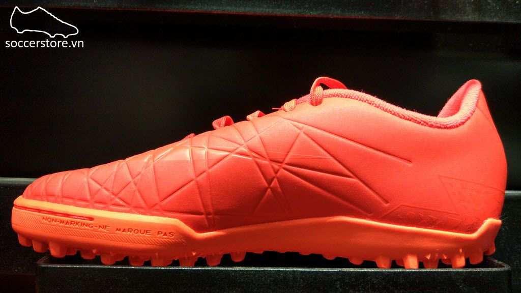 Nike Hypervenom Phelon II Kids TF- Bright Crimson/ Hyper Orange