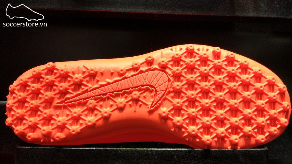 Nike Hypervenom Phelon II Kids TF- Bright Crimson/ Hyper Orange