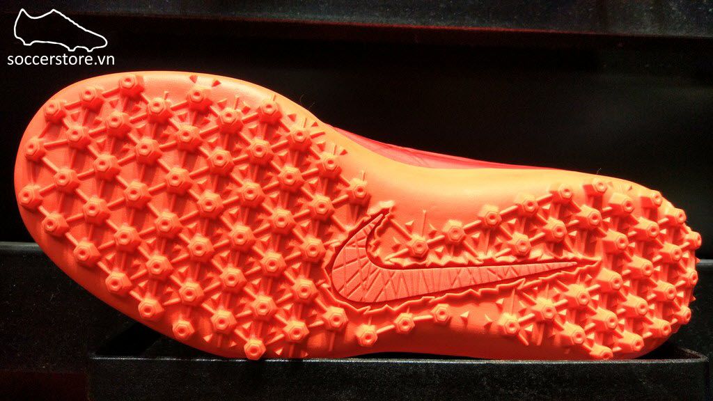 Nike Hypervenom Phelon II Kids TF- Bright Crimson/ Hyper Orange