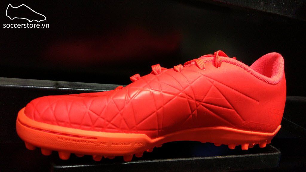 Nike Hypervenom Phelon II Kids TF- Bright Crimson/ Hyper Orange