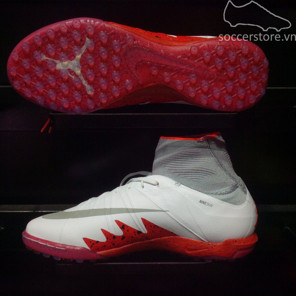 Nike HypervenomX Proximo Neymar x Jordan TF – White/ Red 820134-1061