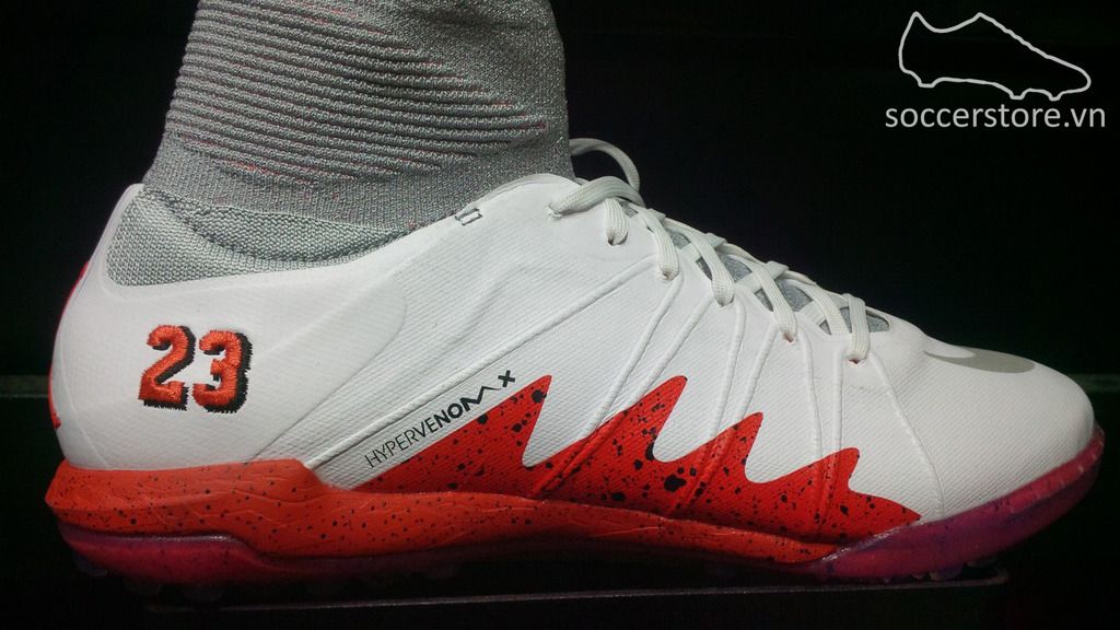 Nike HypervenomX Proximo Neymar x Jordan TF – White/ Red 820134-1061