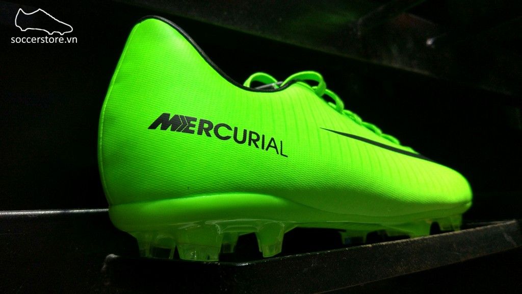 Nike Mercurial Victory VI Kids FG- Electric Green/ Black/ Flash Lime 831945-303