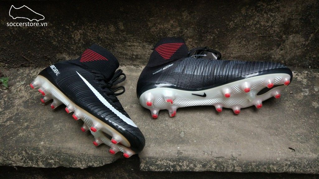 Nike Mercurial Superfly V AG-Pro - Black/ White/ University Red 831955-002