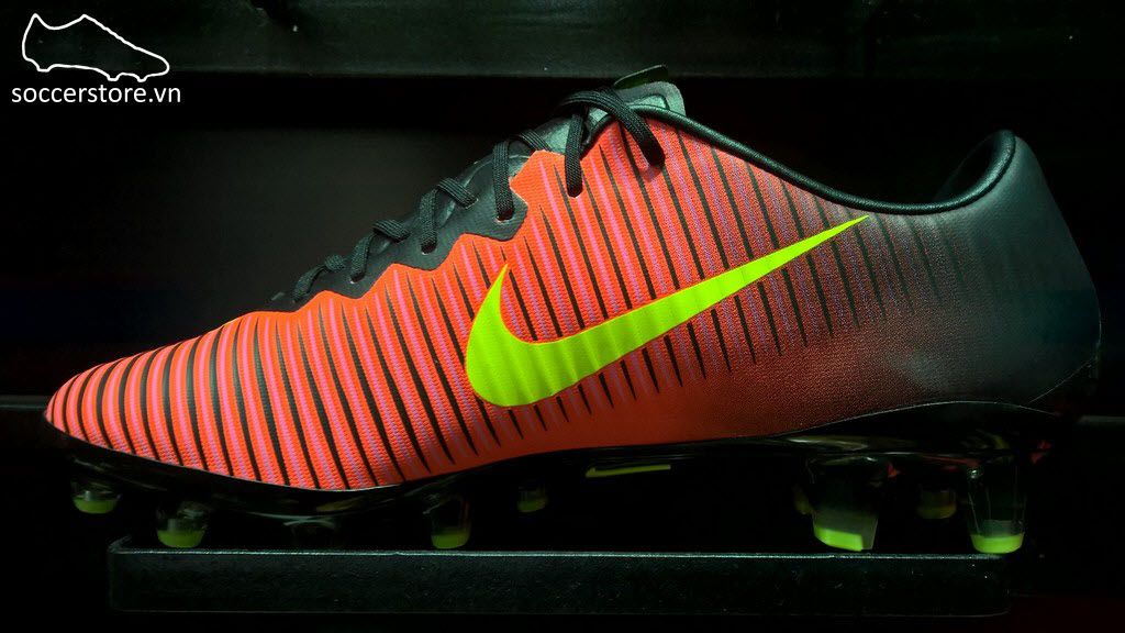 Nike Mercurial Vapor XI AG Pro- Total Crimson/ Volt/ Pink Blast 831957-870