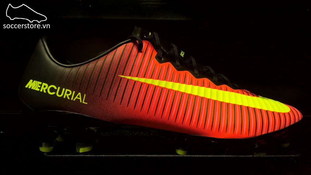 Nike Mercurial Vapor XI AG Pro- Total Crimson/ Volt/ Pink Blast 831957-870