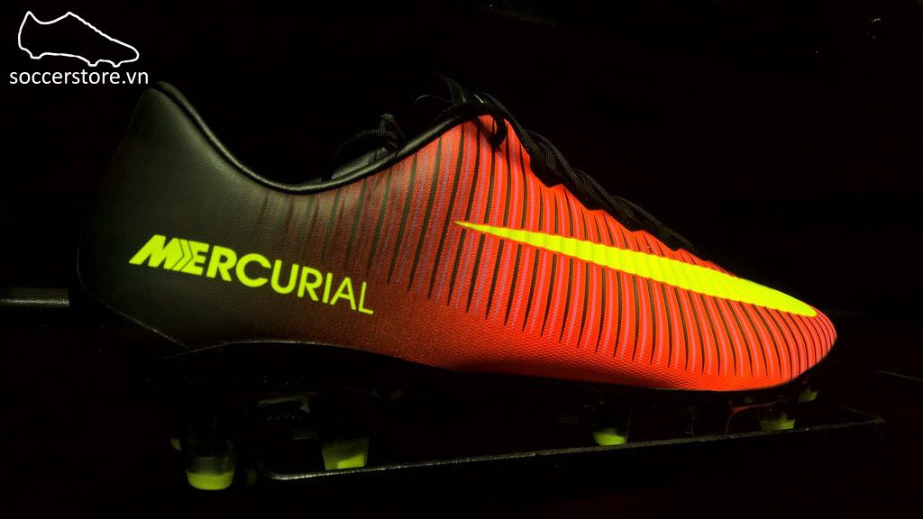 Nike Mercurial Vapor XI AG Pro- Total Crimson/ Volt/ Pink Blast 831957-870