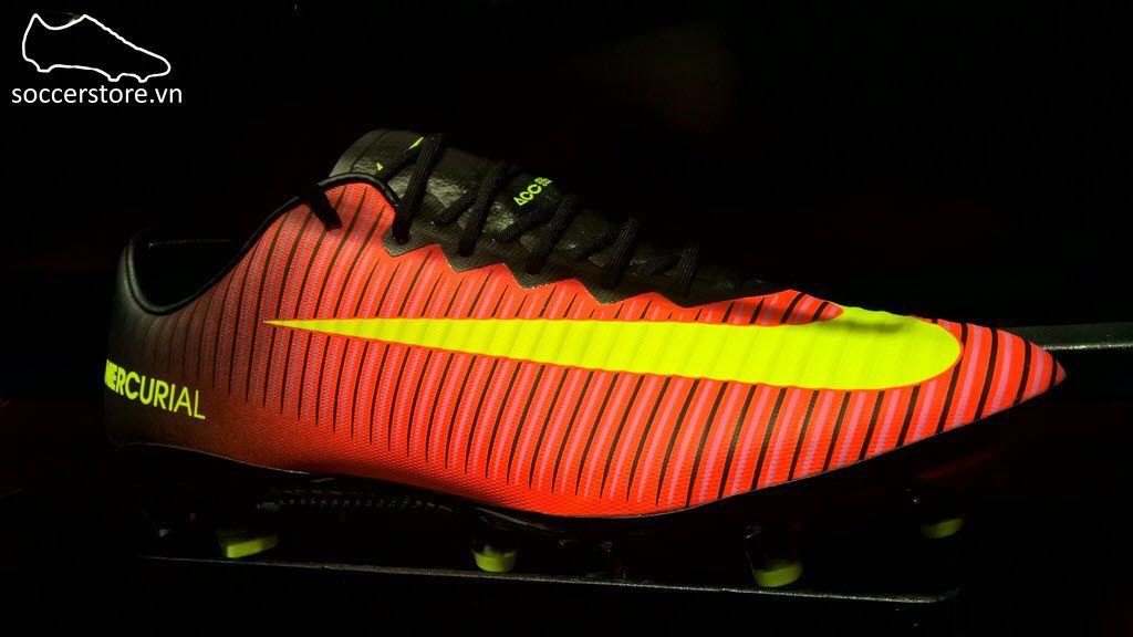 Nike Mercurial Vapor XI AG Pro- Total Crimson/ Volt/ Pink Blast 831957-870
