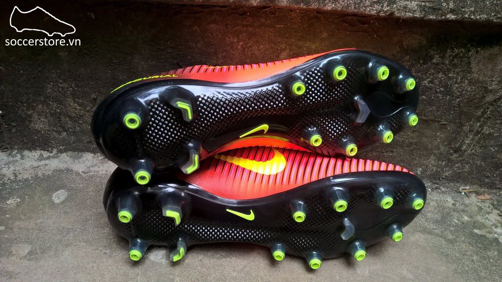 Nike Mercurial Vapor XI AG Pro- Total Crimson/ Volt/ Pink Blast 831957-870