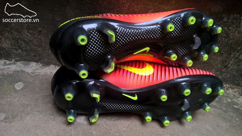 Nike Mercurial Vapor XI AG Pro- Total Crimson/ Volt/ Pink Blast 831957-870