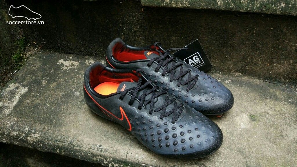 Nike Magista Opus II AG Pro- Black/ Total Crimson 843814-008