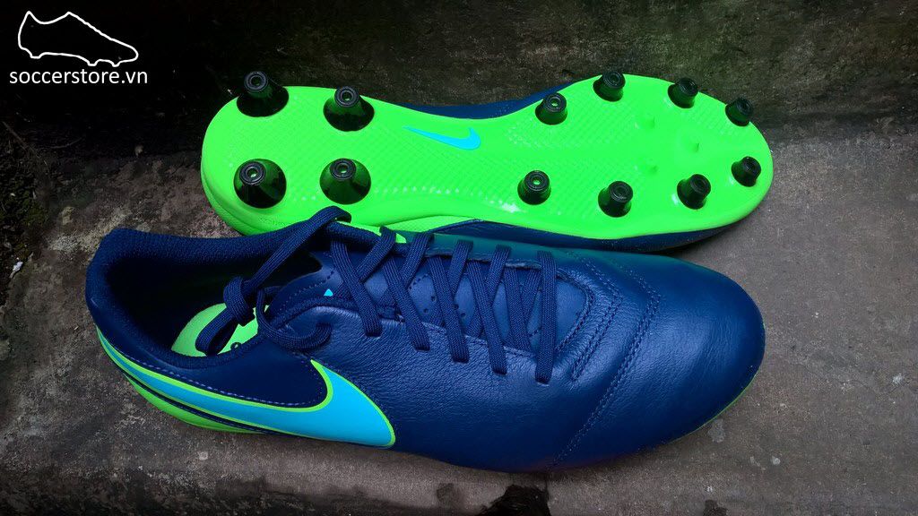 Nike Tiempo Genio II AG Pro- Coastal Blue/ Polarized Blue/ Rage Green 844399-443