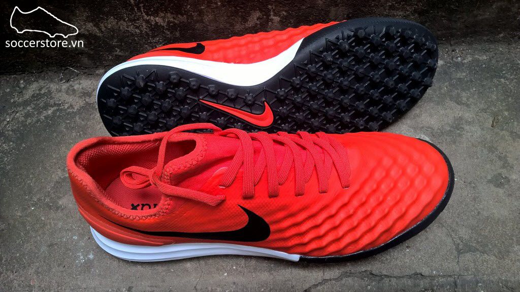 Nike MagistaX Finale II TF- Max Orange/ Black/ Total Crimson 844446-808