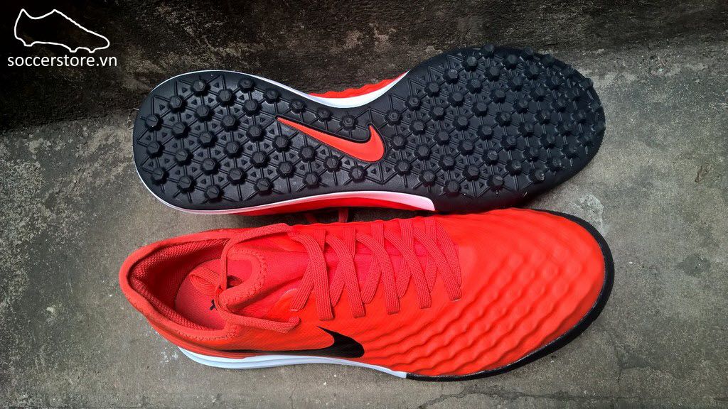 Nike MagistaX Finale II TF- Max Orange/ Black/ Total Crimson 844446-808