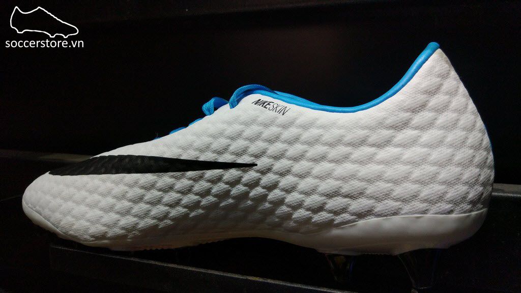 Nike Hypervenom Phelon III AG Pro- White/ Black/ Photo Blue