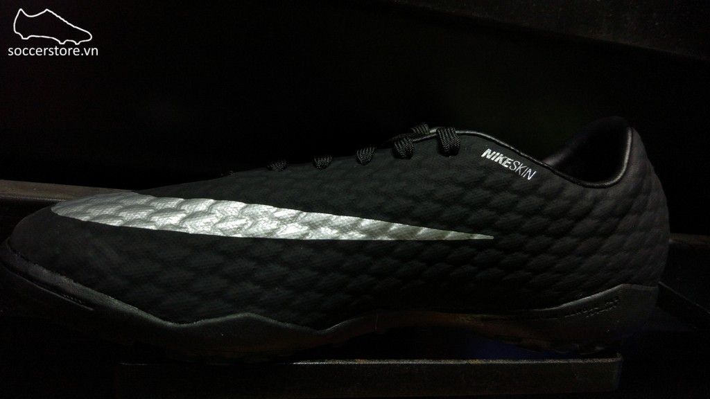 Nike Hypervenom Phelon III TF- Black/ Anthracite/ Metallic Silver 852562-001