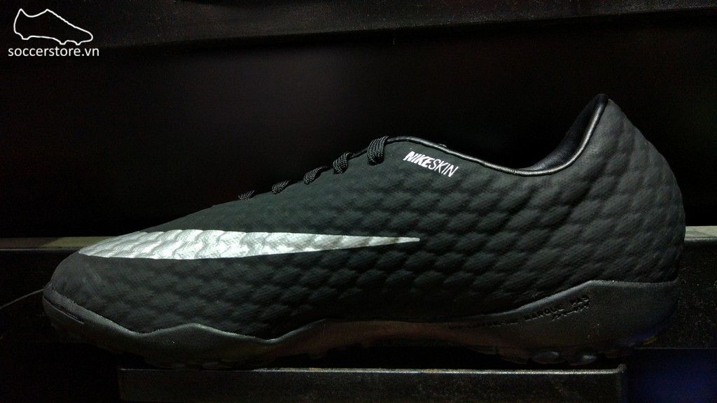 Nike Hypervenom Phelon III TF- Black/ Anthracite/ Metallic Silver 852562-001