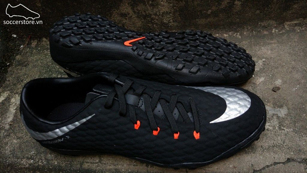 Nike Hypervenom Phelon III TF- Black/ Anthracite/ Metallic Silver 852562-001