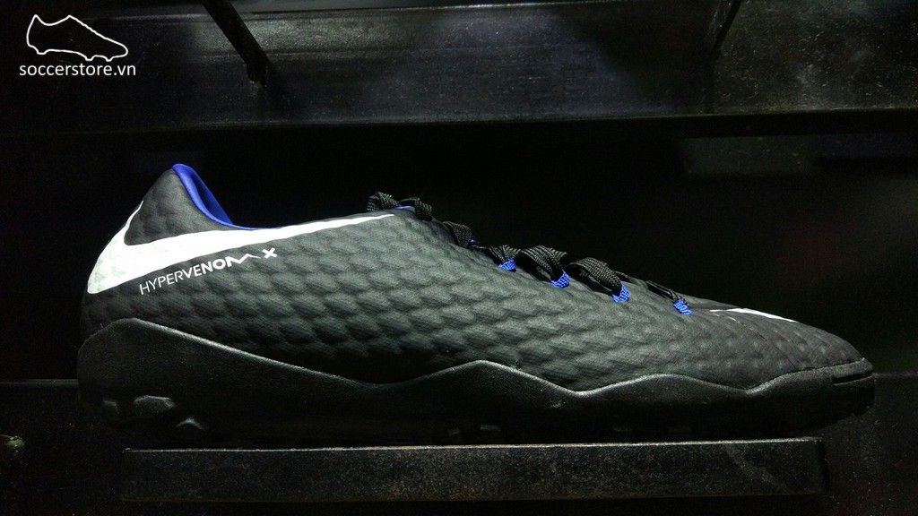Nike Hypervenom Phelon III TF- Black/ White/ Royal 852562-002