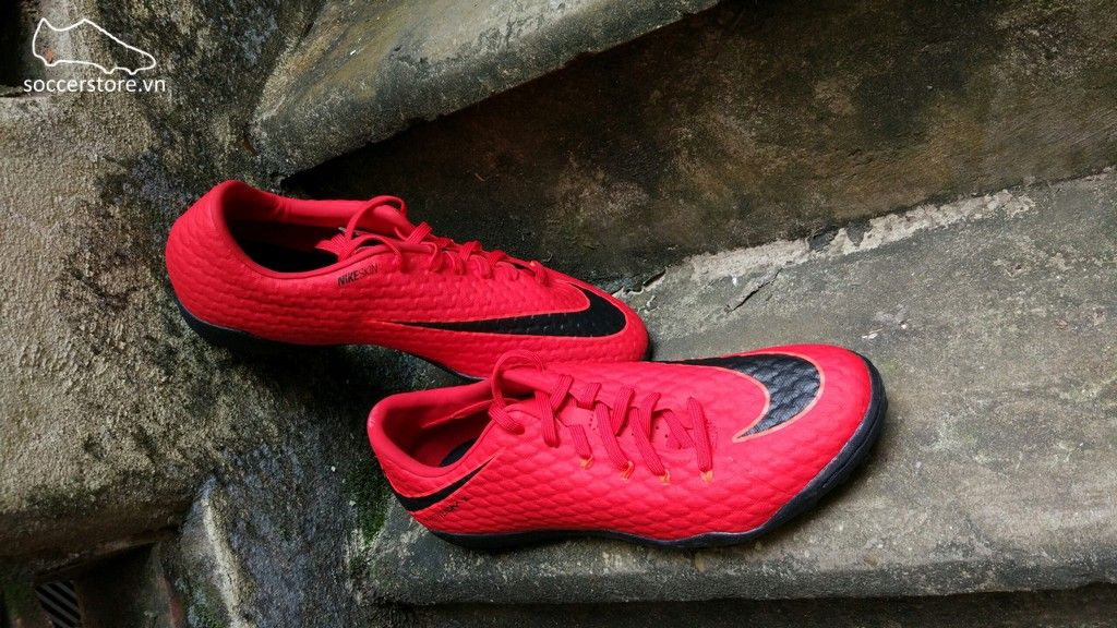 Nike Hypervenom Phelon III TF- University Red/ Black/ Bright Crimson 852562-616