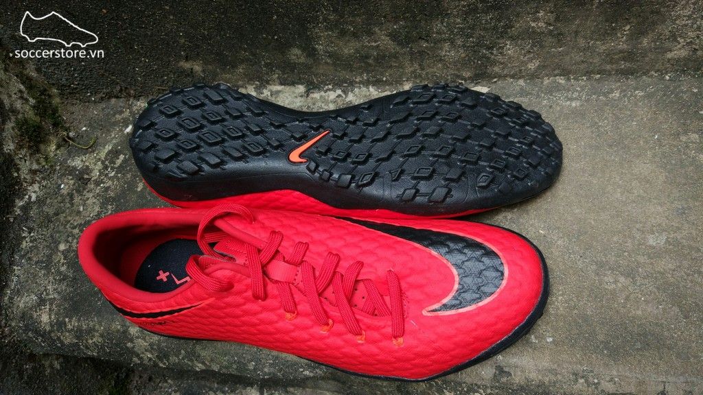 Nike Hypervenom Phelon III TF- University Red/ Black/ Bright Crimson 852562-616
