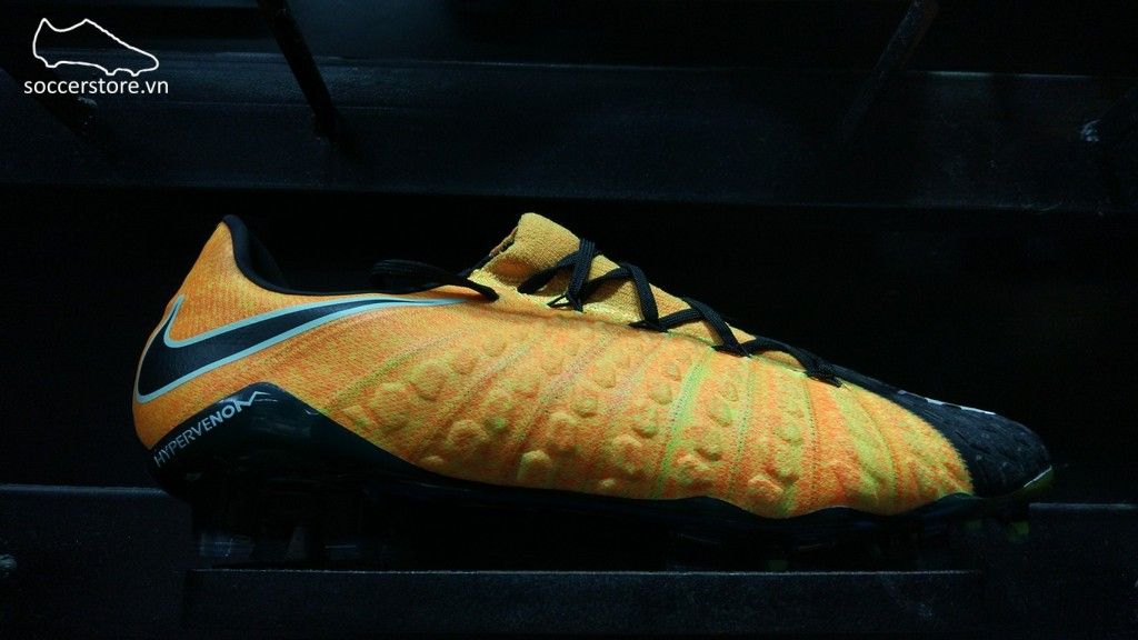 Nike Hypervenom Phantom III FG- Black/ White/ Laser Orange 852567-801