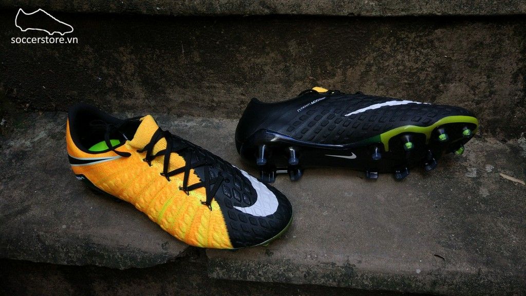 Nike Hypervenom Phantom III FG- Black/ White/ Laser Orange 852567-801