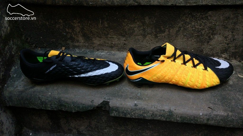 Nike Hypervenom Phantom III FG- Black/ White/ Laser Orange 852567-801