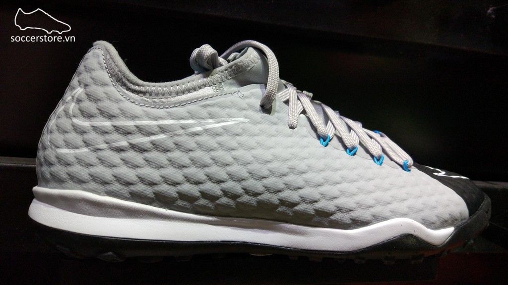 Nike HypervenomX Finale II TF- Wolf Grey/ Black/ Cholorine Blue 852573-004