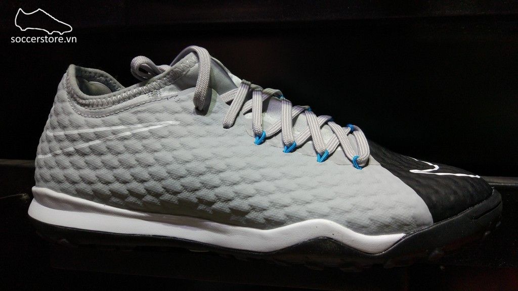 Nike HypervenomX Finale II TF- Wolf Grey/ Black/ Cholorine Blue 852573-004