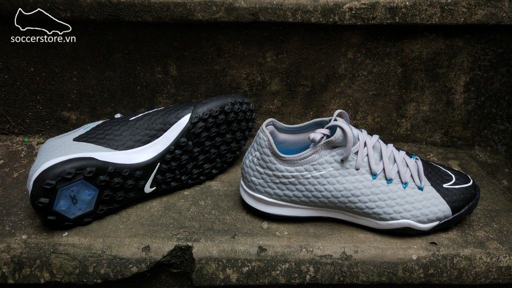 Nike HypervenomX Finale II TF- Wolf Grey/ Black/ Cholorine Blue 852573-004