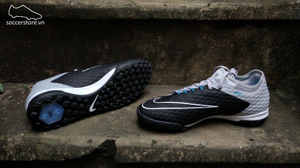 Nike HypervenomX Finale II TF- Wolf Grey/ Black/ Cholorine Blue 852573-004