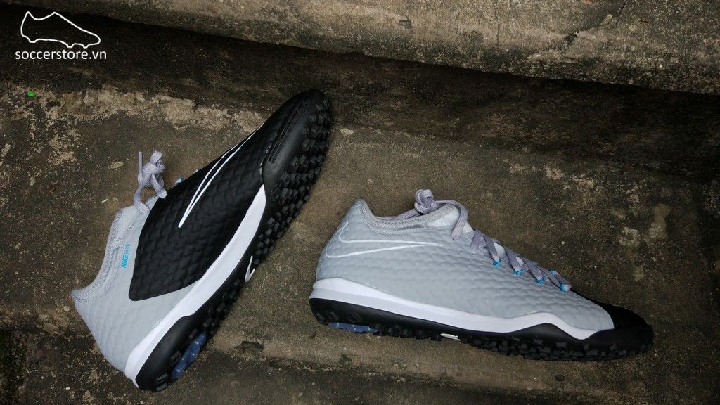 Nike HypervenomX Finale II TF- Wolf Grey/ Black/ Cholorine Blue 852573-004