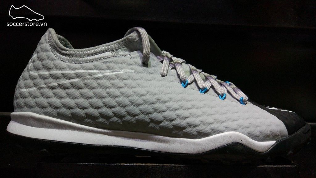 Nike HypervenomX Finale II TF- Wolf Grey/ Black/ Cholorine Blue 852573-004