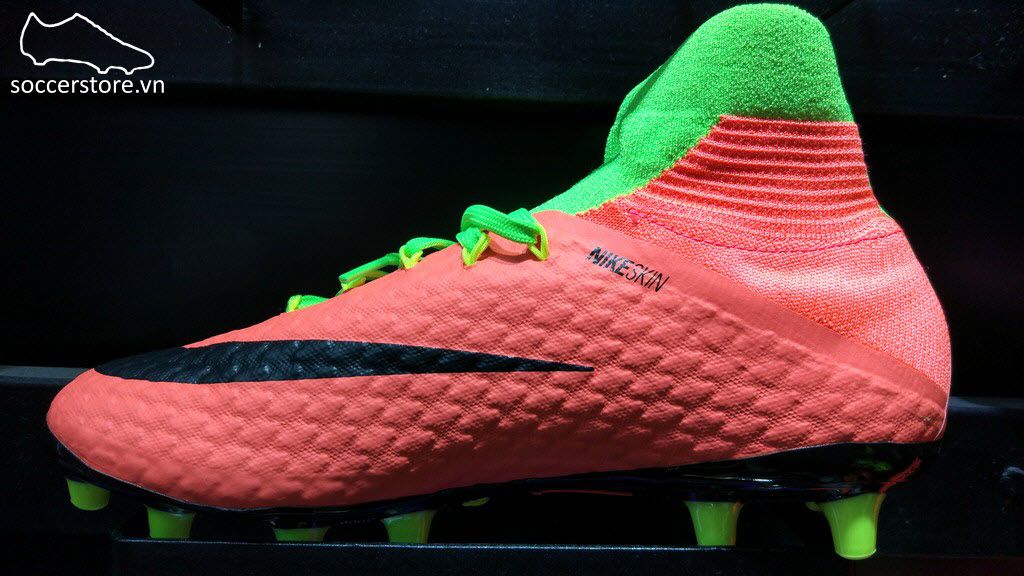 Nike Hypervenom Phatal III DF AG Pro- Electric Green/ Black/ Hyper Orange