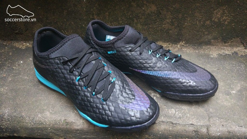 Nike HypervenomX Finale II SE TF- Black/ Gamma Blue 897721-004