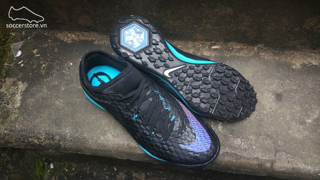 Nike HypervenomX Finale II SE TF- Black/ Gamma Blue 897721-004