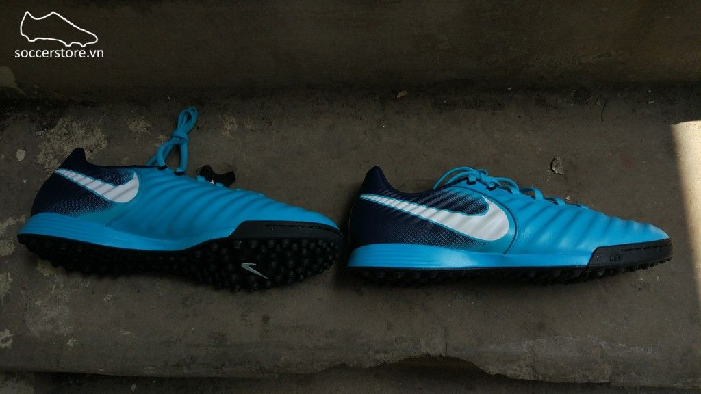 Nike Tiempo Ligera IV TF- Gamma Blue/ White/ Obsidian/ Glacier Blue 897766-414