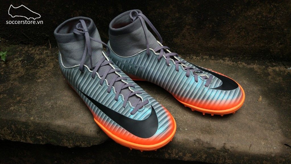 Nike Mercurial Victory CR7 DF TF- Cool Grey/ Metallic Hematite/ Wolf Grey 903612-001