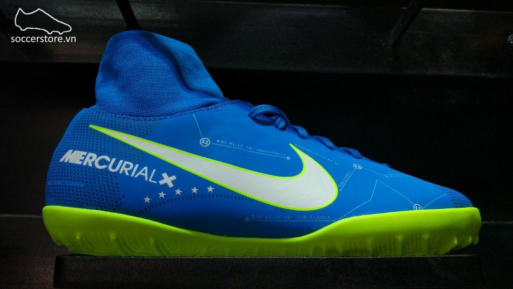 Nike Mercurial Victory VI DF Neymar Kids TF- Blue Orbit/ White/ Armory Navy 921492-400