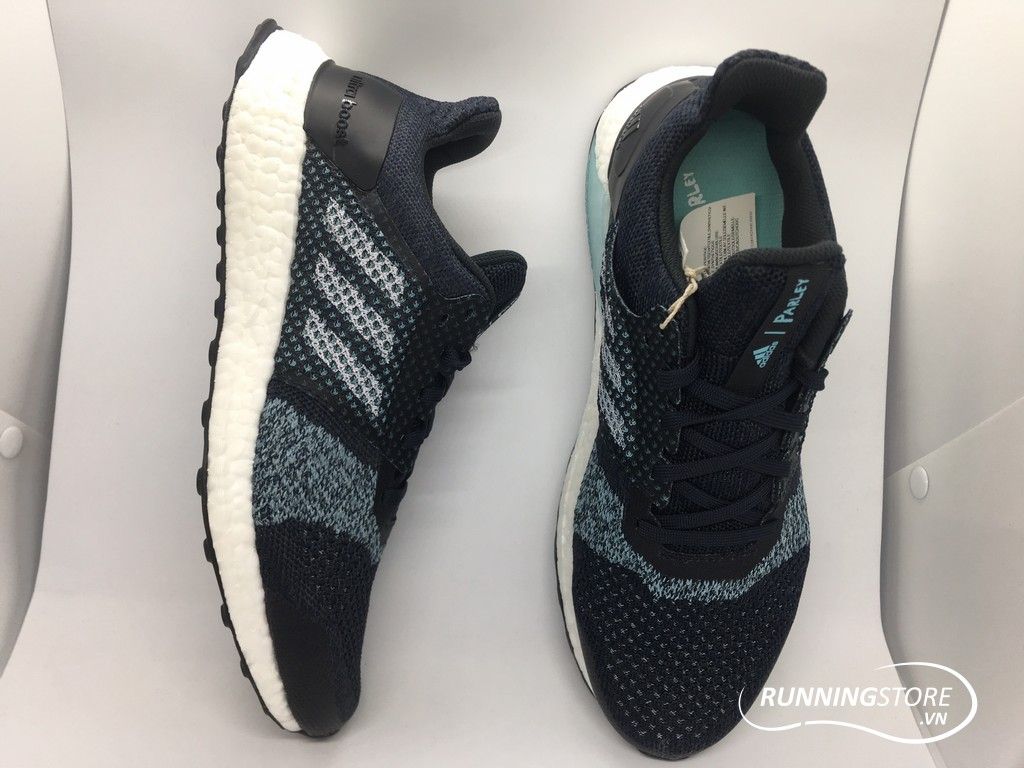 Adidas Ultraboost ST Parley AC7586- Color Legend Ink / Clear Mint / Hi-Res Aqua