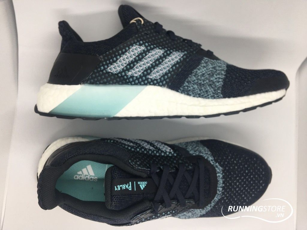 Adidas Ultraboost ST Parley AC7586- Color Legend Ink / Clear Mint / Hi-Res Aqua