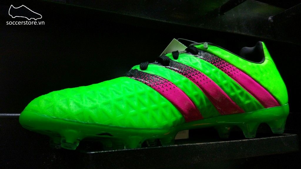 Adidas Ace 16.2 FG/AG- Solar Green/ Shock Pink/ Core Black AF5266