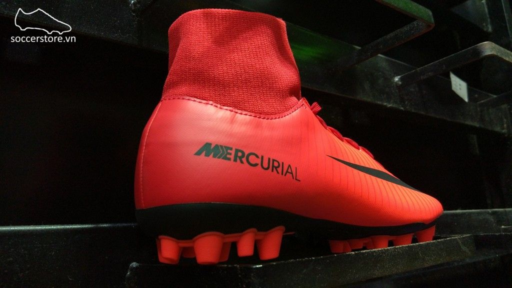 Nike Mercurial Victory VI DF AG-R- University Red/ Black/ Bright Crimson AH4037-606