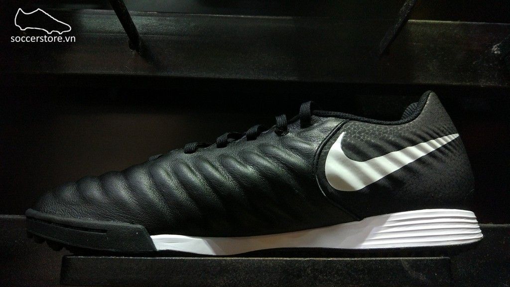 Nike Tiempo Legend VII Academy TF- Black/ Pure Platinum/ Light Crimson AH7243-006
