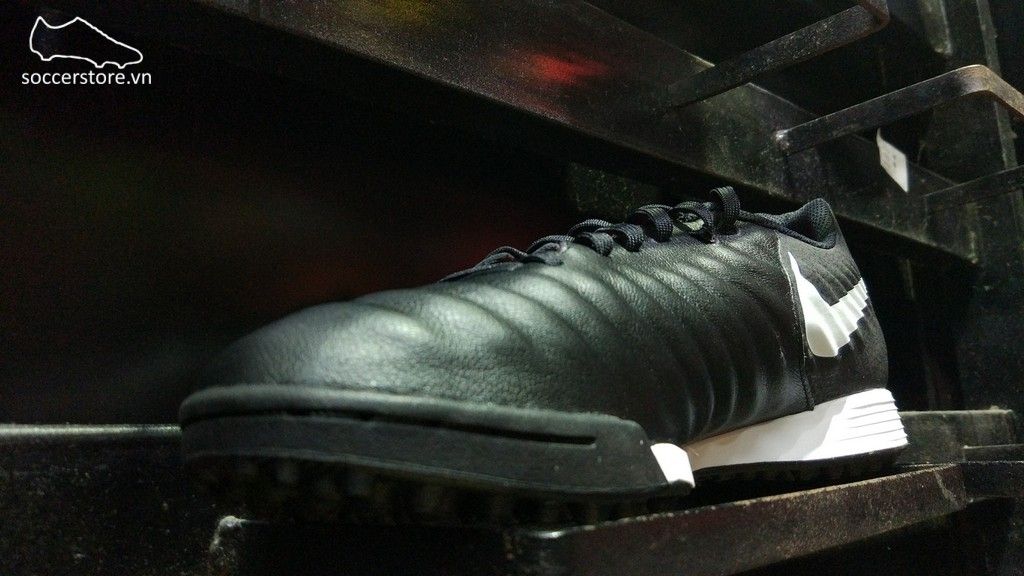 Nike Tiempo Legend VII Academy TF- Black/ Pure Platinum/ Light Crimson AH7243-006
