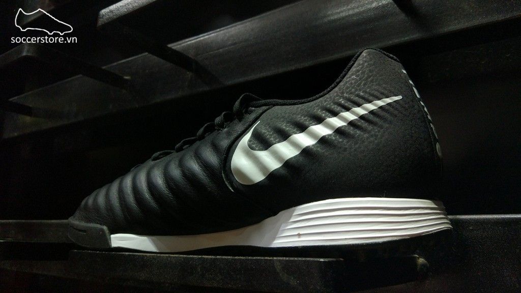 Nike Tiempo Legend VII Academy TF- Black/ Pure Platinum/ Light Crimson AH7243-006